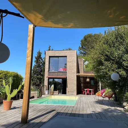 Maison Contemporaine, Piscine Chauffee Pennautier