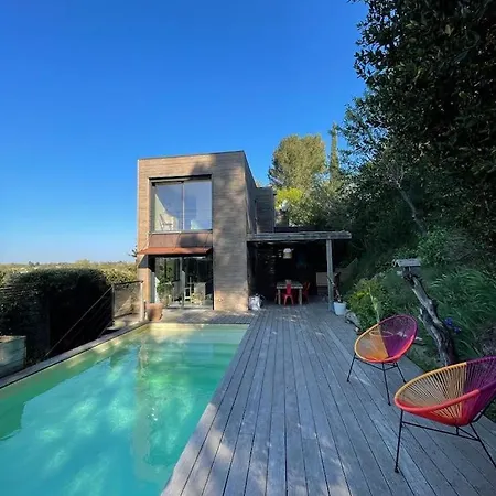 Villa Maison Contemporaine, Piscine Chauffee